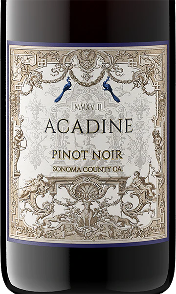 Acadine 2018 Pinot Noir Sonoma County, California - Image 2