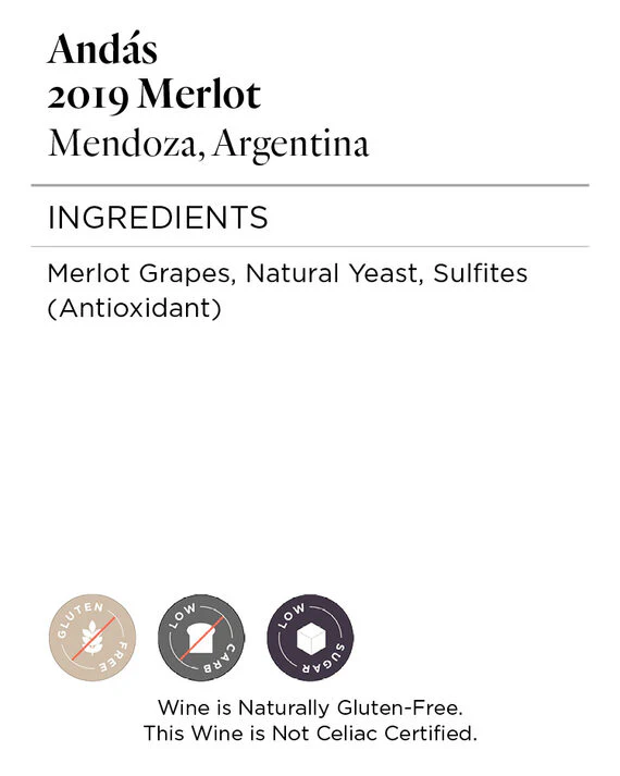 Andás 2019 Merlot Mendoza, Argentina - Image 4