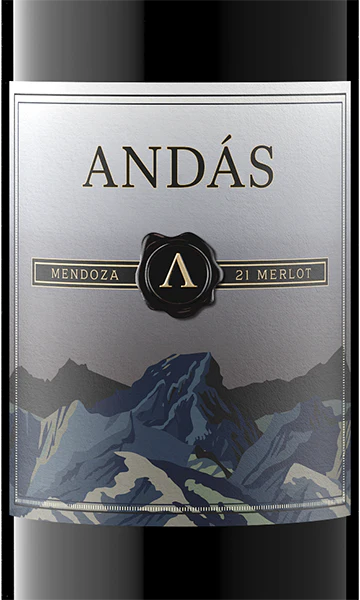 Andás 2021 Merlot Mendoza, Argentina - Image 2
