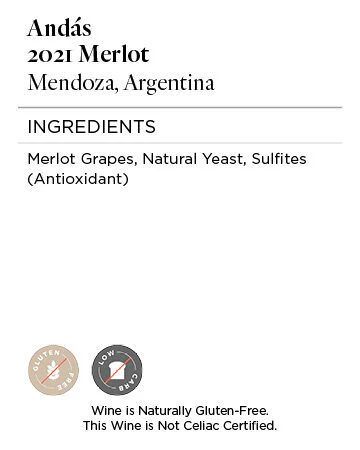 Andás 2021 Merlot Mendoza, Argentina - Image 5