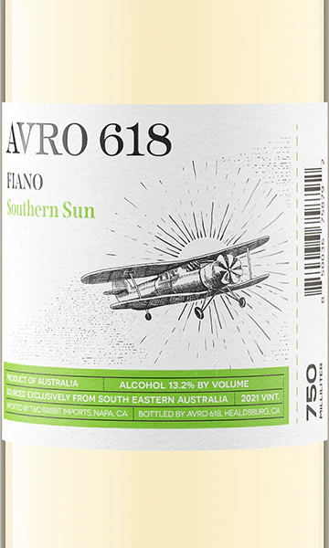 Avro 618 2021 Southern Sun Fiano South Eastern Australia - Image 2