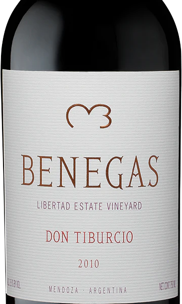 Benegas 2010 Don Tiburcio Estate Red Wine Mendoza Argentina - Image 2