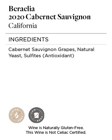 Beraelia 2020 Cabernet Sauvignon California - Image 5