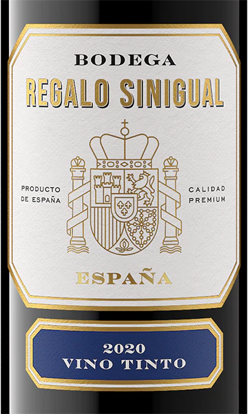 Bodega Regalo Sinigual 2020 Vino Tinto, Spain - Image 2
