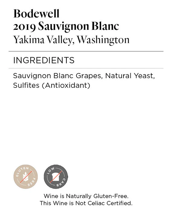 Bodewell 2019 Sauvignon Blanc Yakima Valley, Washington - Image 5