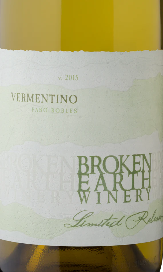 Broken Earth Winery 2016 Vermentino Paso Robles, California - Image 2