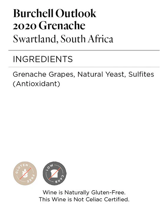 Burchell Outlook 2020 Grenache Swartland, South Africa - Image 4
