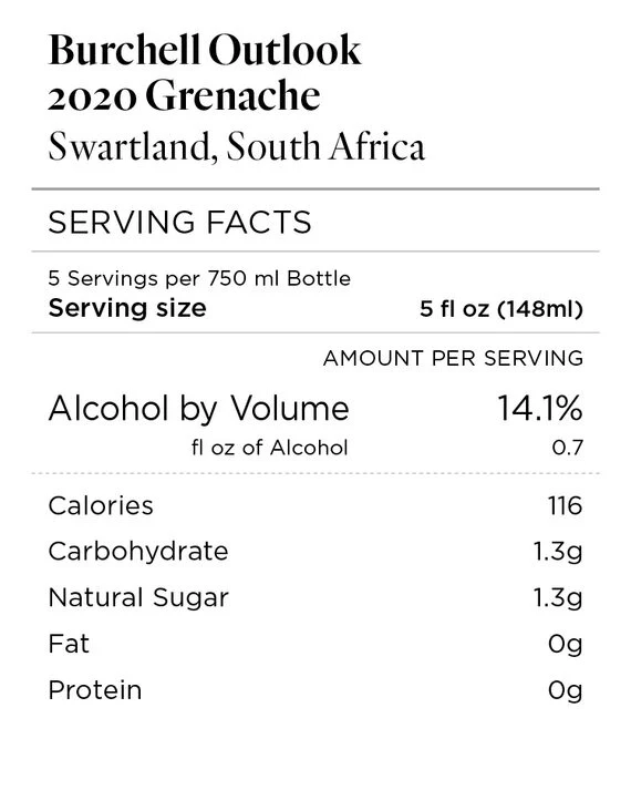 Burchell Outlook 2020 Grenache Swartland, South Africa - Image 5