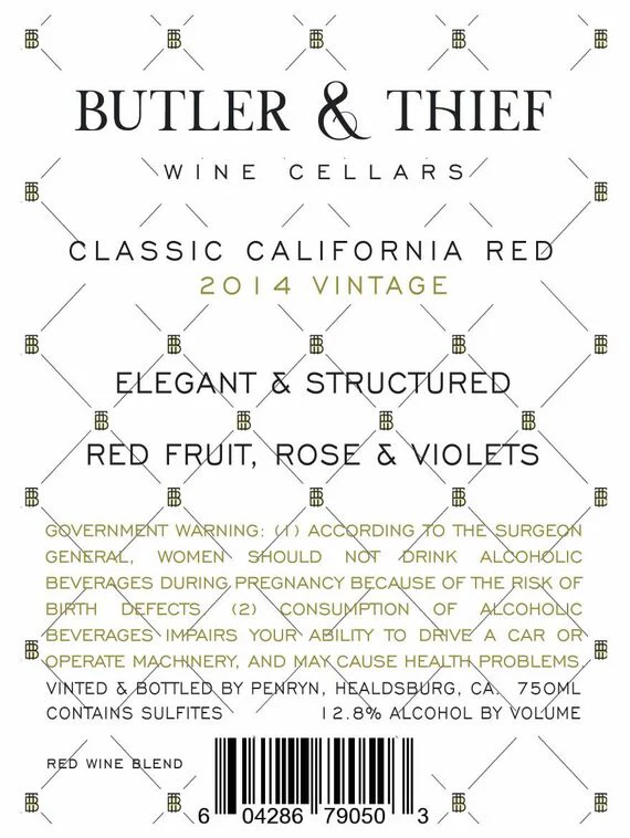 Butler & Thief 2022 Pinot Noir, California - Image 3