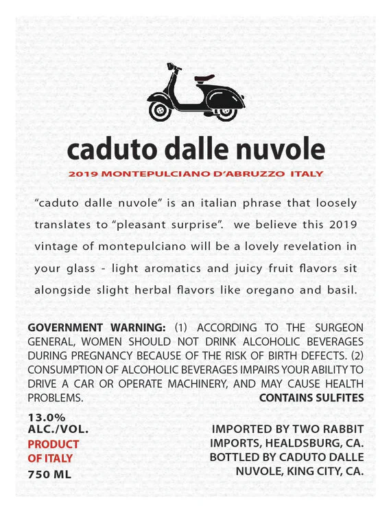 Caduto dalle Nuvole 2019 Montepulciano d'Abruzzo DOC, Italy - Image 6