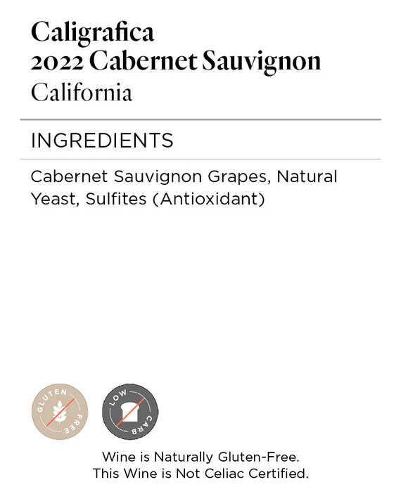 Caligrafica 2022 Cabernet Sauvignon, California - Image 5