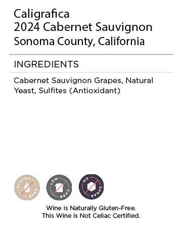 Caligrafica 2024 Cabernet Sauvignon Sonoma County, California - Image 5