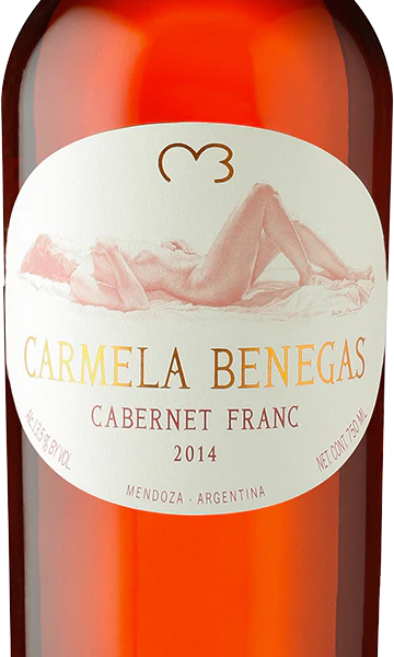 Carmela Benegas 2014 Cabernet Franc Rosé Mendoza Argentina - Image 2