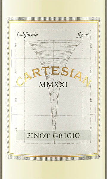 Cartesian 2021 Pinot Grigio, California - Image 2