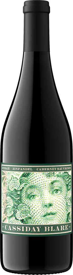 Cassiday Blare 2018 65% Syrah–32% Zinfandel–3% Cabernet Sauvignon California