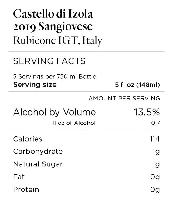 Castello di Izola 2019 Sangiovese Rubicone IGT, Italy - Image 4