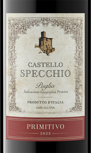 Castello Specchio 2023 Primitivo Puglia IGP, Italy - Image 2