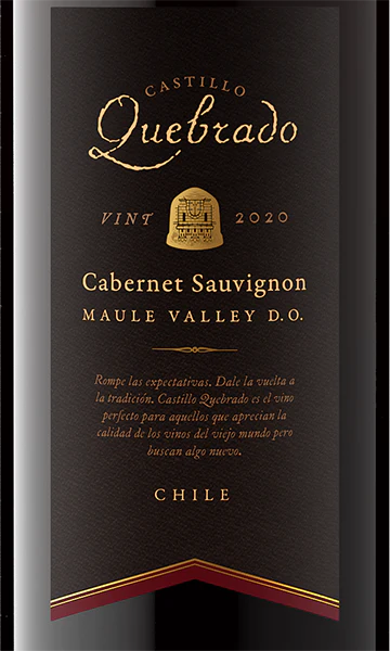 Castillo Quebrado 2020 Cabernet Sauvignon Maule Valley DO, Chile - Image 2