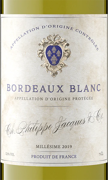 Ch. Philippe Jacques & Co. 2019 Bordeaux Blanc Bordeaux AOP, France - Image 2