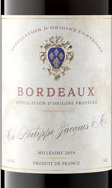Ch. Philippe Jacques & Co. 2019 Bordeaux Rouge Bordeaux AOP, France - Image 2