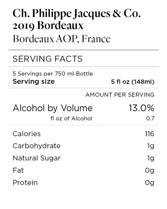 Ch. Philippe Jacques & Co. 2019 Bordeaux Rouge Bordeaux AOP, France - Image 4