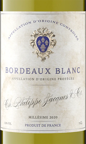 Ch. Philippe Jacques & Co. 2020 Bordeaux Blanc Bordeaux AOP, France - Image 2