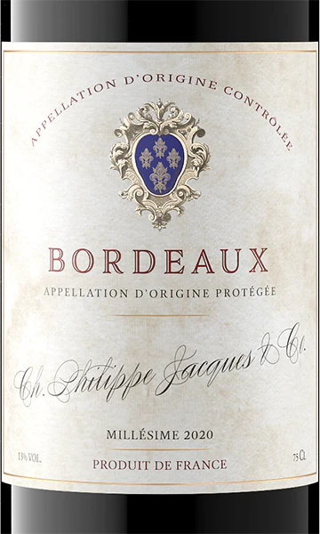 Ch. Philippe Jacques & Co. 2020 Bordeaux Rouge Bordeaux AOP, France - Image 2