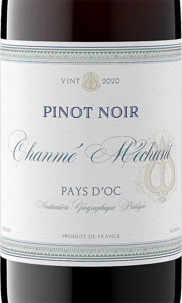 Chanmé Méchant 2020 Pinot Noir Pays d'Oc IGP, France - Image 2