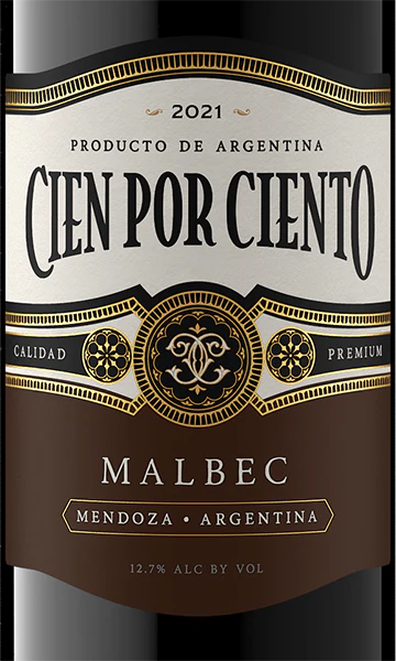 Cien por Ciento 2021 Malbec Mendoza, Argentina - Image 2