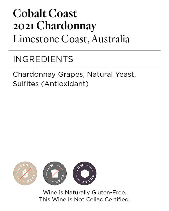 Cobalt Coast 2021 Chardonnay Limestone Coast, Australia - Image 5