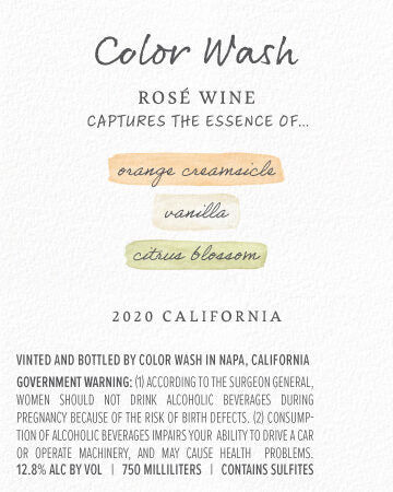 Color Wash 2020 Rosé, California - Image 3