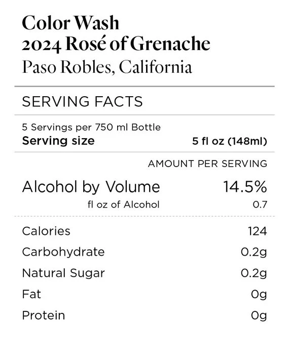 Color Wash 2024 Rosé of Grenache Paso Robles, California - Image 4