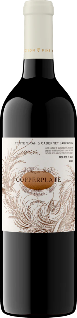 Copperplate 2023 Petite Sirah - Cabernet Sauvignon Paso Robles, California