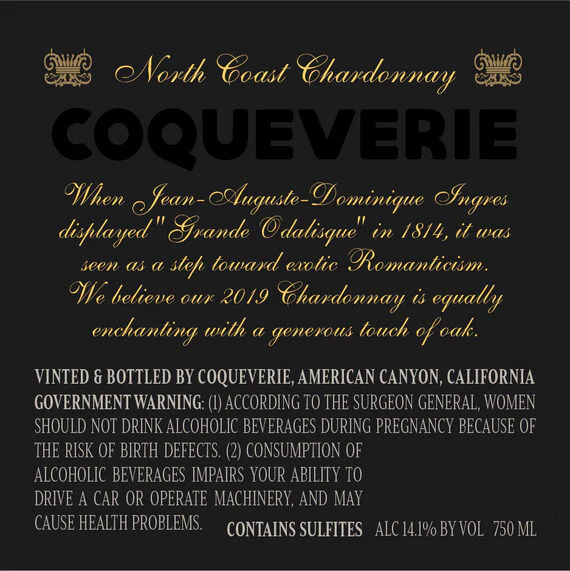 Coqueverie 2019 Chardonnay North Coast, California - Image 3