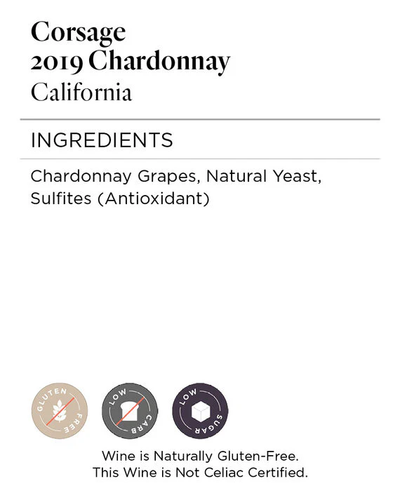 Corsage 2019 Chardonnay California - Image 4