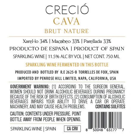 Creció NV Cava Brut Nature, Spain - Image 3