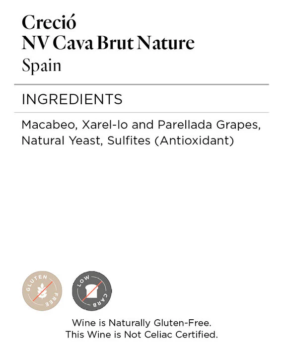 Creció NV Cava Brut Nature, Spain - Image 4