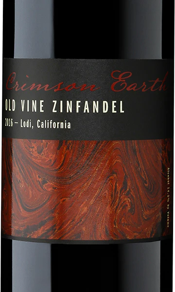 Crimson Earth 2016 Old Vine Zinfandel Lodi California - Image 2