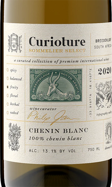 Curioture 2020 Chenin Blanc Breedekloof, South Africa - Image 2