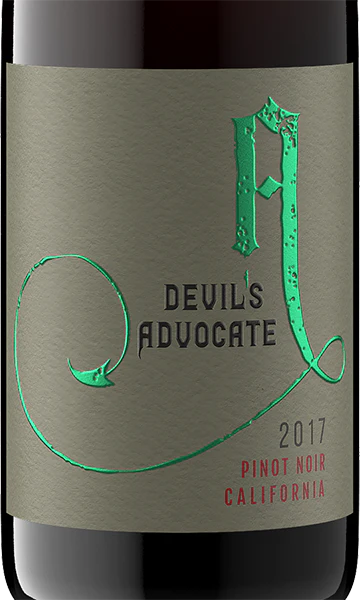 Devil's Advocate 2017 Pinot Noir California - Image 2