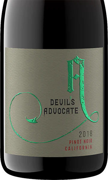Devil's Advocate 2018 Pinot Noir California - Image 2