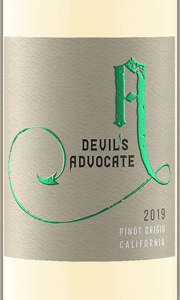 Devil's Advocate 2019 Pinot Grigio, California - Image 2