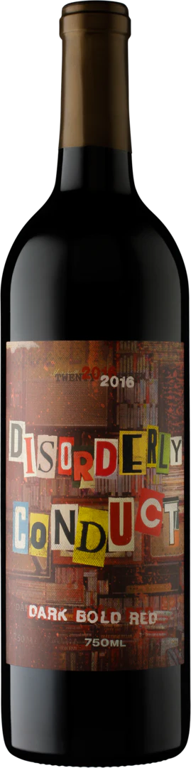 Disorderly Conduct 2016 Dark Bold Red California