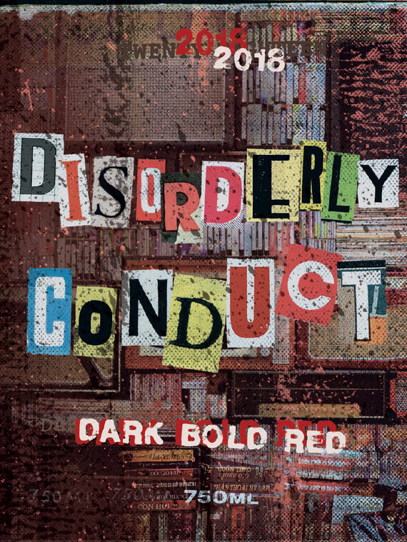 Disorderly Conduct 2018 Dark Bold Red California - Image 6