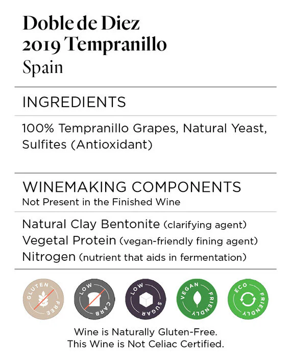 Doble de Diez 2019 Tempranillo Spain - Image 4