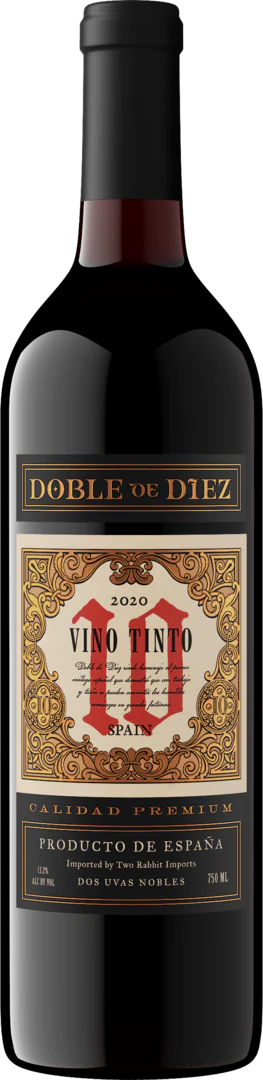 Doble de Diez 2020 Tempranillo - Garnacha, Spain