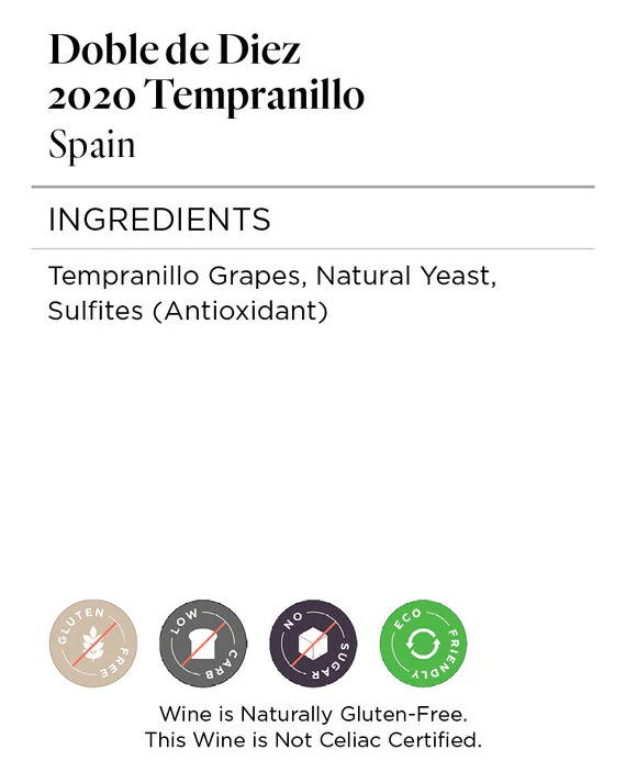 Doble de Diez 2020 Tempranillo, Spain - Image 5