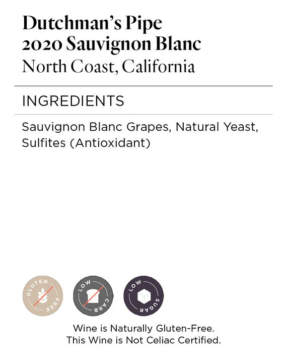 Dutchman's Pipe 2020 Sauvignon Blanc North Coast, California - Image 5