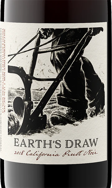 Earth's Draw 2018 Pinot Noir California - Image 2
