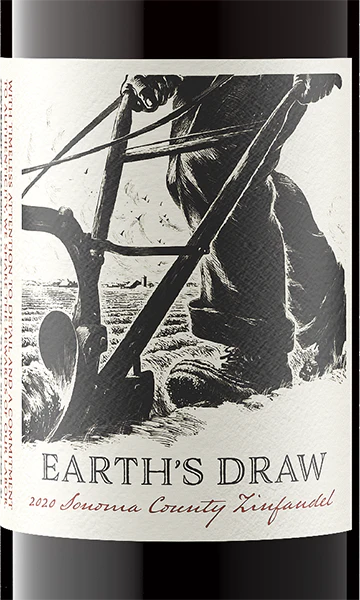 Earth's Draw 2020 Zinfandel Sonoma County, California - Image 2